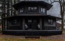 Goth house in Illinois is perfect for a modern-day villain, has matching garage