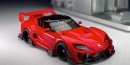Hot Wheels Toyota GR Supra with hycade body kit