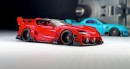 Hot Wheels Toyota GR Supra with hycade body kit
