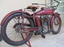 1913 Indian Twin Cylinder Single Speed rear suspension