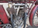 1913 Indian Twin Cylinder Single Speed egine with zero miles