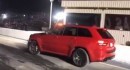 Jeep Grand Cherokee Trackhawk Humiliates Dodge Challenger Hellcat Widebody in 1/8-Mile Drag Race