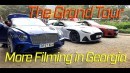 Grand Tour Filming New BMW M850i, Conti GT and Aston Martin DBS Superleggera