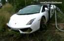 Lamborghini Gallardo crash