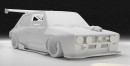 Group B-Inspired Widebody VW Golf GTI Mk1 slammed widebody rendering by demetr0s_designs