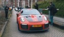 Guards Red 2018 Porsche 911 GT2 RS in Holland