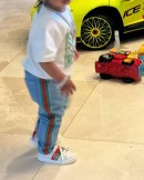 Gucci Mane and Keyshia Ka'oir's Son Ice Davis' Bespoke Lambo Toy Car