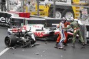 Haas F1 team at 2022 Monaco GP