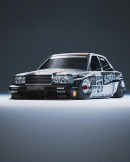 Mercedes-Benz 190 Evolution BRX stanced rendering by richter.cgi