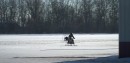 Guys makes DIY propeller-driven snow bike