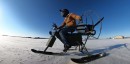 Guys makes DIY propeller-driven snow bike