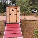 Guy builds mobile sauna