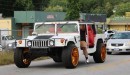 H1 Hummer "Naked Whip" Rides on 30-Inch Forgiato Gold Wheels