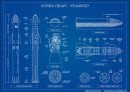 SpaceX blueprints sold by Blue Galaxy Designs