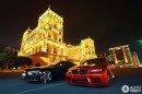 BMW M5 next to Audi RS7 in Baku