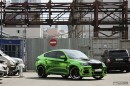 Hamann BMW X6 Wrapped in Green Chrome