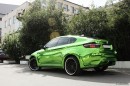 Hamann BMW X6 Wrapped in Green Chrome