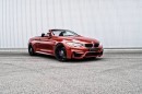 BMW M4 Convertible on Unique forged "Formula" wheels