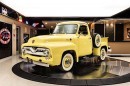 1955 Ford F-100 side-mounted spare tire