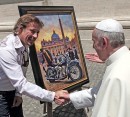 David Uhl Meets Pope Francis