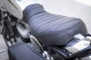 Harley-Davidson Sportster 883 Scrambler by Benjie's Cafe Racers: cowhide leather seat