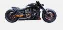 Harley-Davidson Black Orange