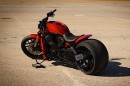 Harley-Davidson V-Rod with 360 rear wheel