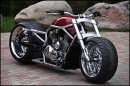 Fat front Harley-Davidson V-Rod