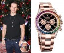 The Rainbow Rolex Cosmograph Daytona on Mark Wahlberg