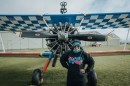Anne Twist, Harry Styles' mother, does basic wing walking for charity