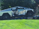 The first-ever totaled Tesla Cybertruck is not easy to fix