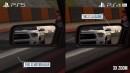 Gran Turismo 7 gameplay comparison on PS4 vs PS5