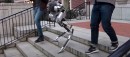 "Blind" robot Cassie learns to climb stairs