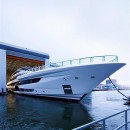 Heesen's largest superyacht, Galactica, leaves the shed to begin sea trials