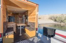 The Heidi-Ho is a tiny house that floats, can travel both on land and on water