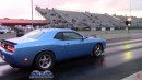 Dodge Challenger SRT Hellcat drag races CTS-V, Hellcat Charger, Q50 S, Trans Am, S550 Mustang on DRACS