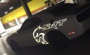 Mopar "SRT Hellcat" decals for Dodge Challenger Hellcat