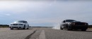 Dodge Challenger Hellcat Widebody Drag Races Terminator Mustang SVT Cobra