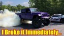 "Hellesaurus 6x6" Jeep Gladiator Goes Out for First Test Drive
