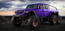 "Hellesaurus 6x6" Jeep Gladiator Goes Out for First Test Drive