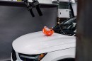 Volvo crash testing helmets