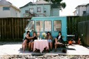 These Cute Girls Fix Their 1967 Jeep Postal Van to Deliver Tea with It