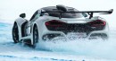 Hennessey Venom F5 in the snow