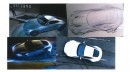 Aston Martin DB10 vs Fisker Force 1 sketch