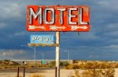 Old Roadside Motel Sign