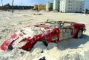 961 Ferrari 250 GT California Spyder forgotten on beach during hurricane season