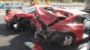 Ferrari pile-up in Japan in 2011