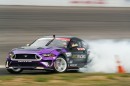 Chelsea Denofa in the Ford Mustang