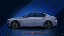 Lancia Thema GTS rendering by tda_automotive