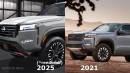 2025 Nissan Frontier rendering by AutoYa